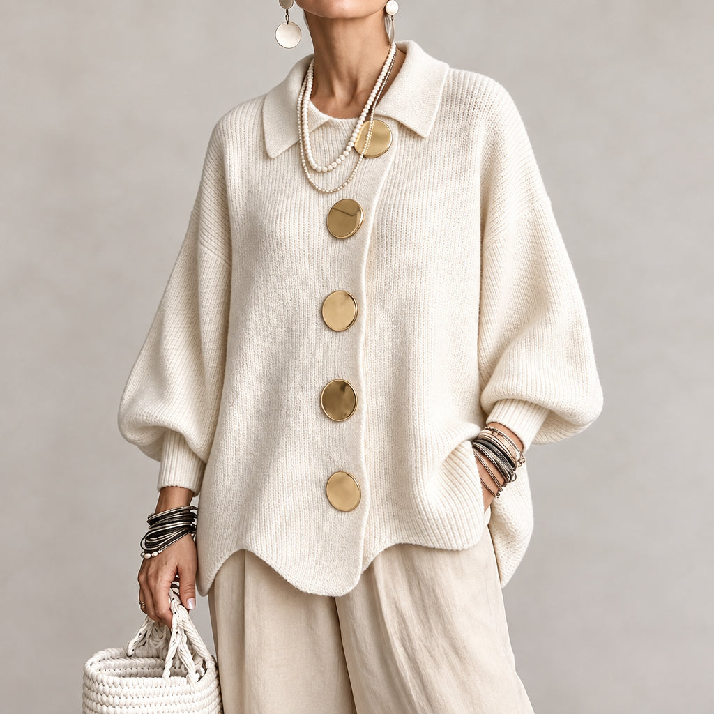 Le Gilet Boutonné Coupe Ample
